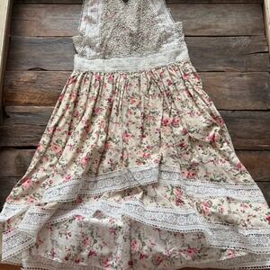 Trish Scully boho summer dress high lo